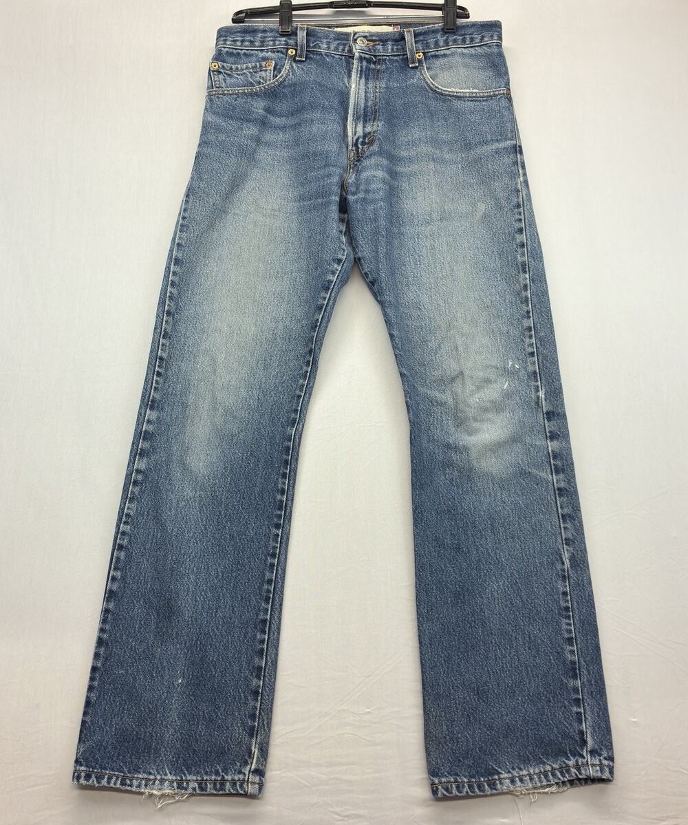 Vintage Levi’s 517 Boot Cut Jeans Men’s 33x32 Made in USA Light Wash Denim